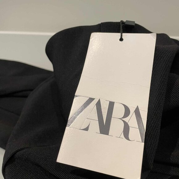 ZARA Stirrup Pant – Size L – NEW WITH TAGS - Black - Picture 5 of 9